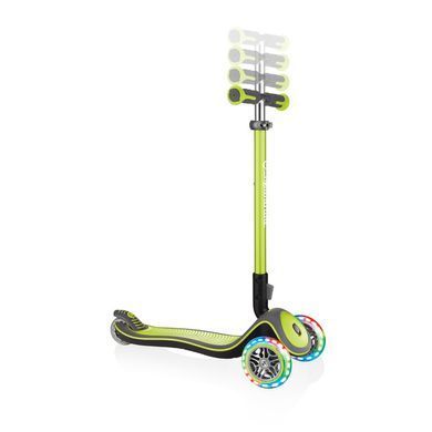 Самокат Globber Elite Deluxe Lights оригінал колір Зелений 4