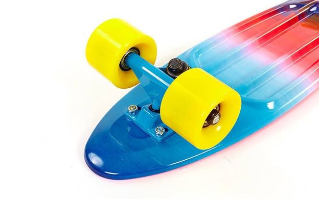 Пенні борд Fish Skateboards Print колір Малиновий 5