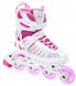 Детские ролики Raven Grace White/Pink LED wheels размер 28-31 (st310)