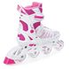 Детские ролики Raven Grace White/Pink LED wheels размер 28-31 (st310)