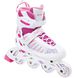 Детские ролики Raven Grace White/Pink LED wheels размер 28-31 (st310)