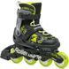 Детские ролики Rollerblade Microblade SL black-lime  sa169 фото 1