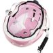 Шлем NKX Brain Saver Pink/Glitter S. 50-53,5 см (st637)