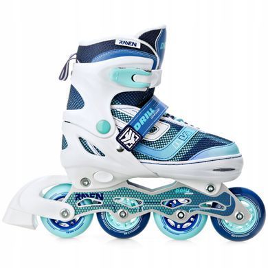 Розсувні ролики Raven Drill White/Mint колір Блакитний 3