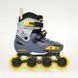 Детские ролики Rollerblade Apex charcoal-yellow  sa136 фото 2