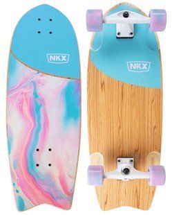 Серф скейт NKX Wide Surfskate Olive Blue колір Рожевий 1