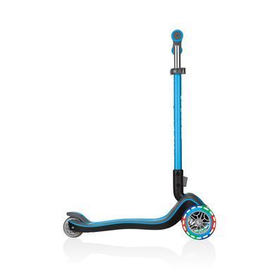 Самокат Globber Elite Deluxe Lights оригинал цвет Голубой 5