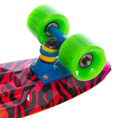 Пенні борд Fish Skateboards Print колір Зелений 4