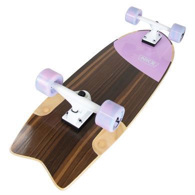 Серф скейт NKX Wide Surfskate Euca Pink колір Рожевий 4