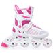 Детские ролики Raven Grace White/Pink LED wheels размер 35-38 (st312)