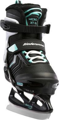 Детские коньки Bladerunner Micro XT Ice Black/Light teal  цвет Черный 3