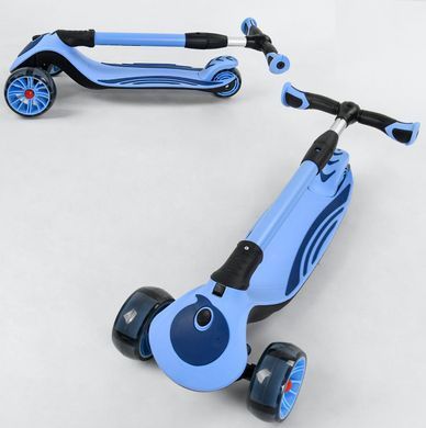 Детский самокат трехколесный Best Scooter Golf цвет Синий 5