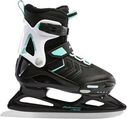 Детские коньки Bladerunner Micro XT Ice Black/Light teal  цвет Черный 2