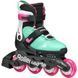 Детские ролики Rollerblade Microblade XT Black/Sea green sa130 фото 1