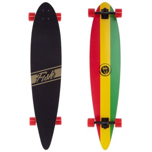 Лонгборд longboard Fish Skateboards цвет Зелёный 1