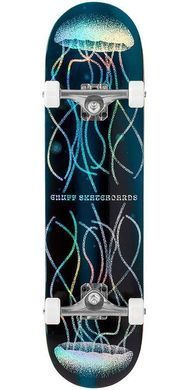 Скейтборд для трюків Enuff Abyss Hologram jellyfish колір Синій 3
