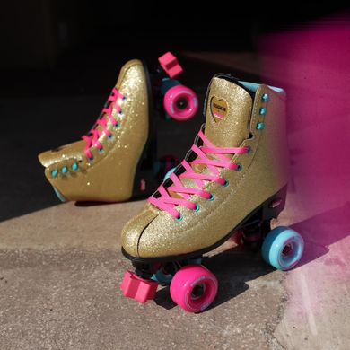 Ролики квады Rookie BUMP Rollerdisco цвет Жёлтый 15