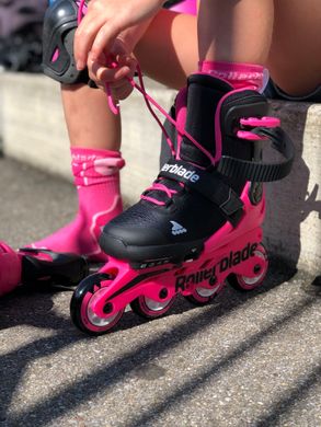 Детские ролики RollerBlade MicroBlade цвет Розовый 7