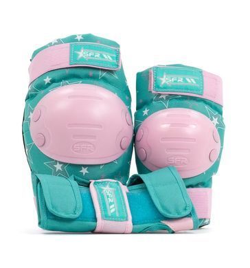 Защита для роликов SFR Star Jr Pink/Green  цвет Ментол 2