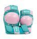 Защита для роликов SFR Star Jr Pink/Green  sa178 фото 2