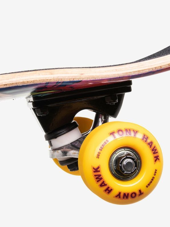 Completo Skateboard Per Principianti, Bambini, Giovani E Adulti. Skateboard Adulto. Kick Deck Concavo Skate Board Con Cuscinetti A Sfera ABEC-9 (motivo A Teschio