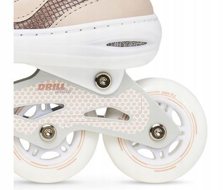 Детские ролики Raven Drill White/Coffee  цвет Бежевый 7