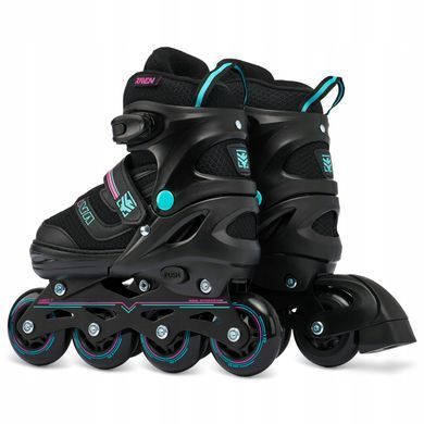 Розсувні ролики Raven Drill Mint/Pink колір Чорний / Рожевий 5