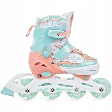 Ролики с светящимися колесами Raven Isla Orange/Mint цвет Оранжевый 4